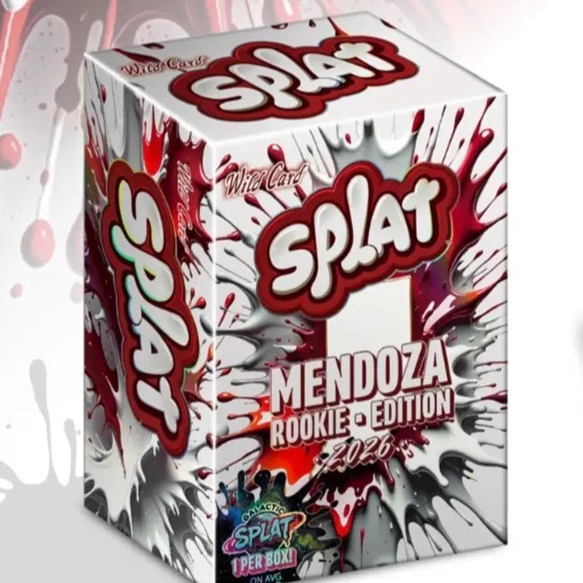 2026 WILD CARD SPLAT MENDOZA ROOKIE EDITION BOX (5 PACK BOX) - STRICT LIMIT 10 BOXES PER ORDER - IN STOCK READY TO SHIP!