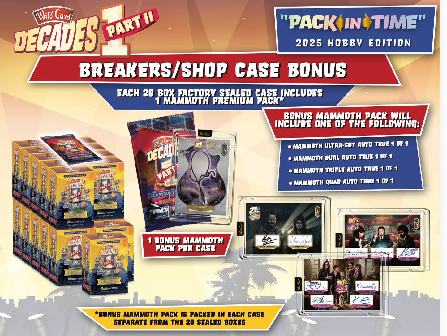 2025 WILD CARD DECADES SERIES 2 BOXES (POP CULTURE SMASH HIT!) - PREORDER -  SHIPS ON MAY 21ST