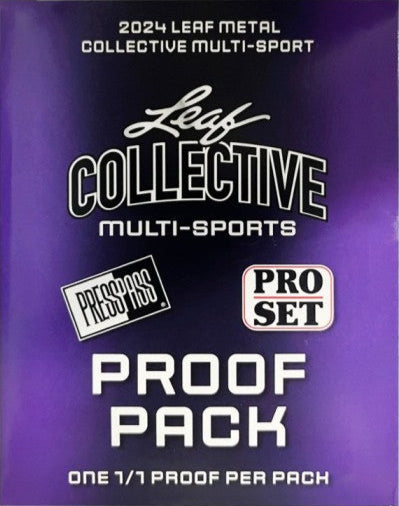 2024 Leaf Metal Collective Multi-Sport Proof Pack (one 1/1 proof per pack)