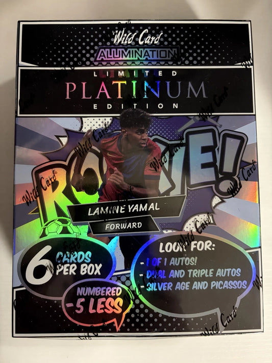2024 Wild Card Lamine Yamal Alumination Platinum Edition COMIX BOX