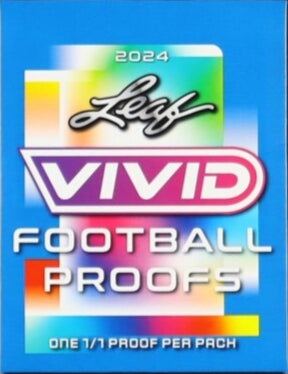 2024 Leaf Vivid Football Proofs (one 1/1 proof per pack)